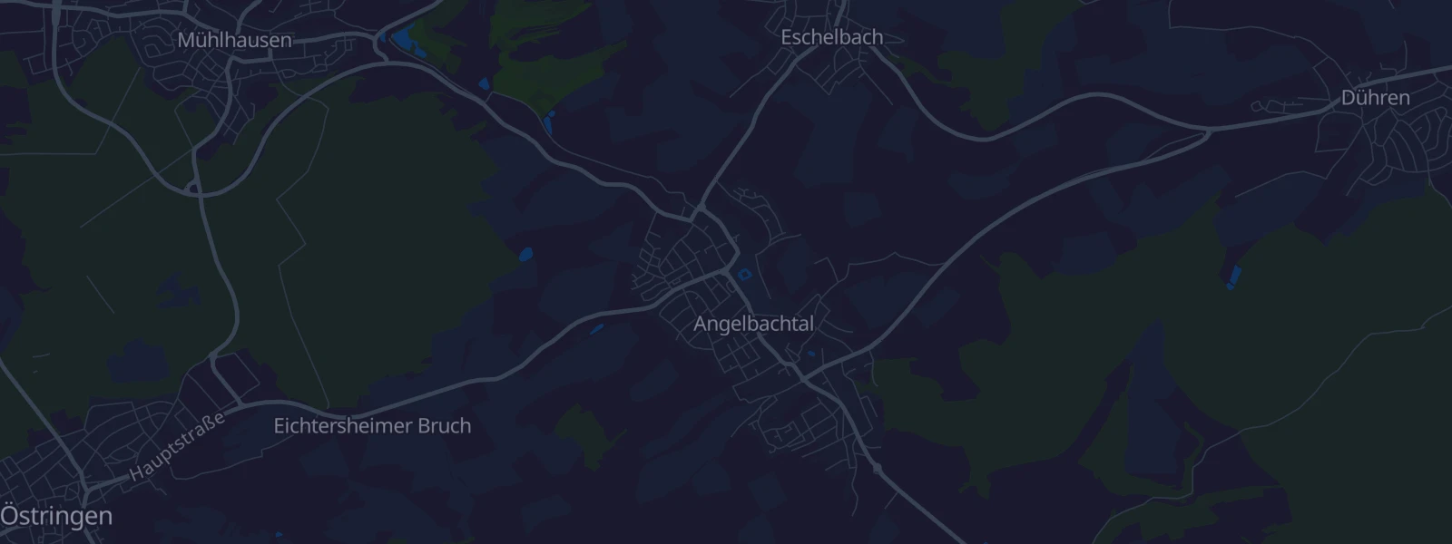 Karte von Angelbachtal