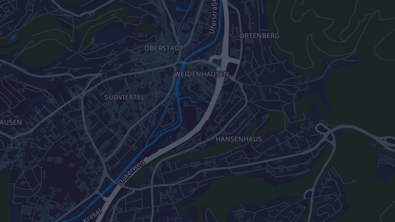 Karte von Marburg