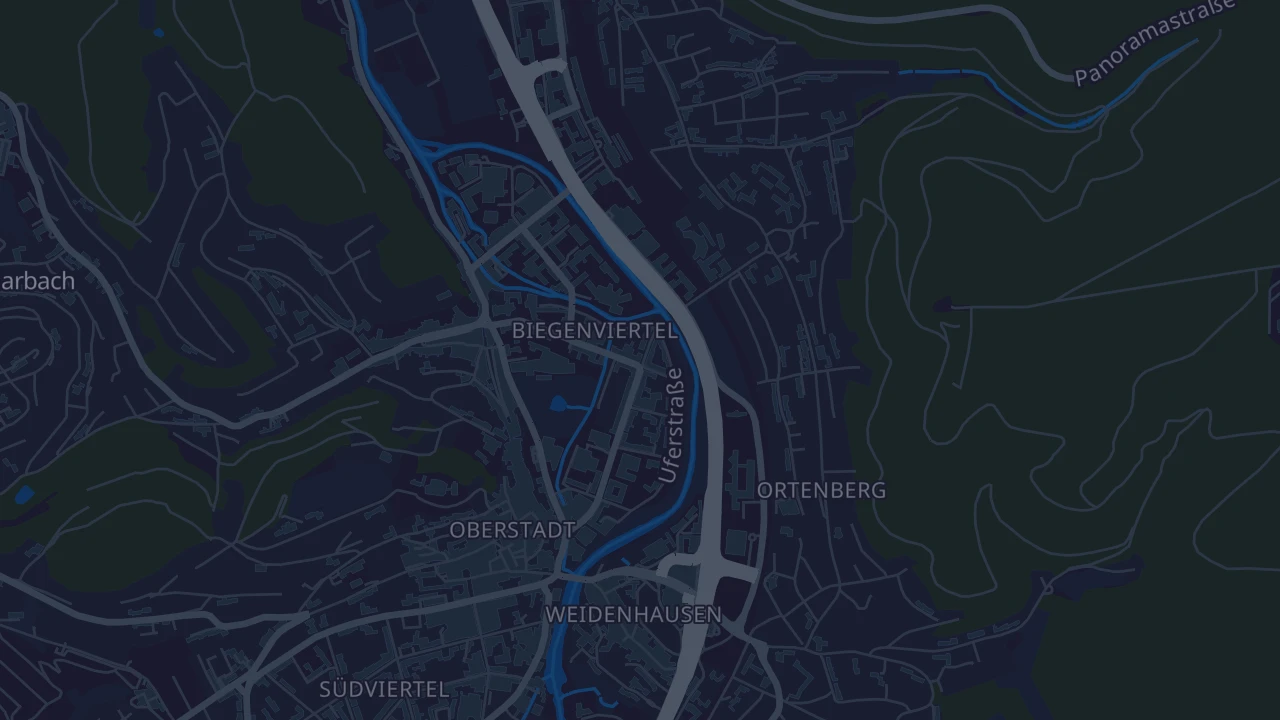 Karte von Marburg