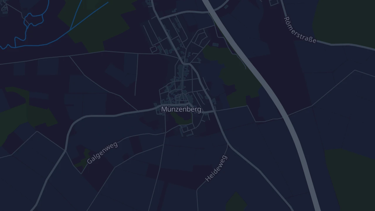 Karte von Münzenberg