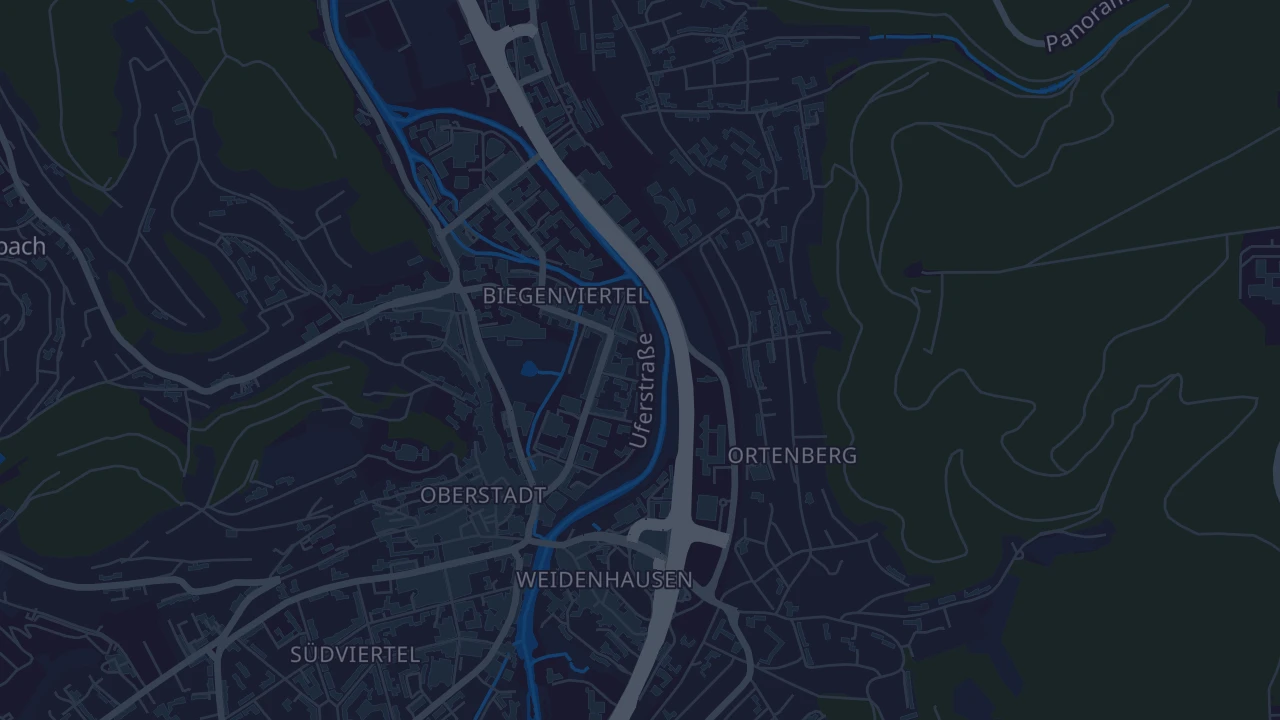 Karte von Marburg