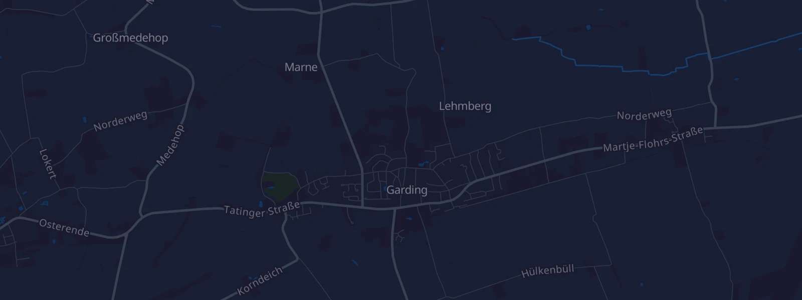 Karte von Garding