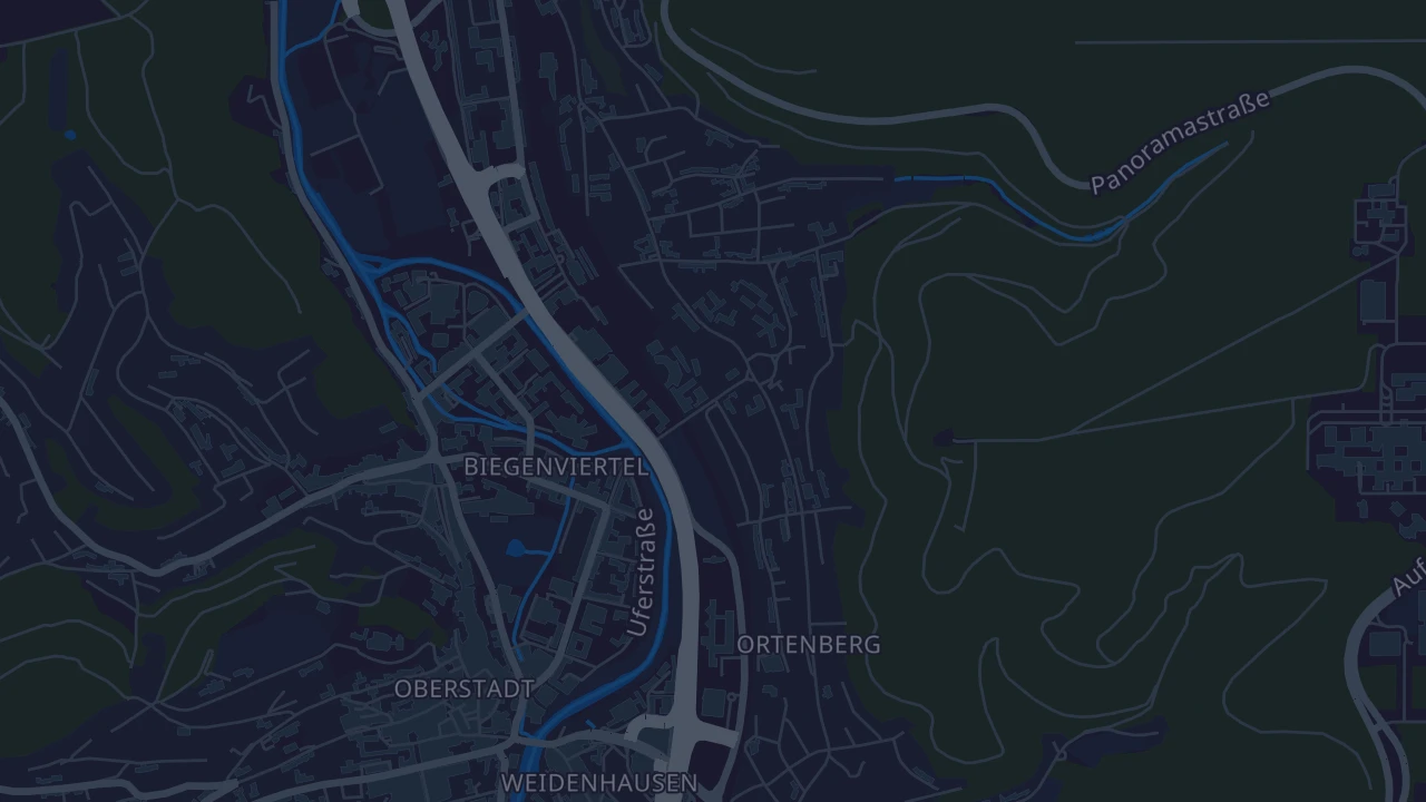 Karte von Marburg