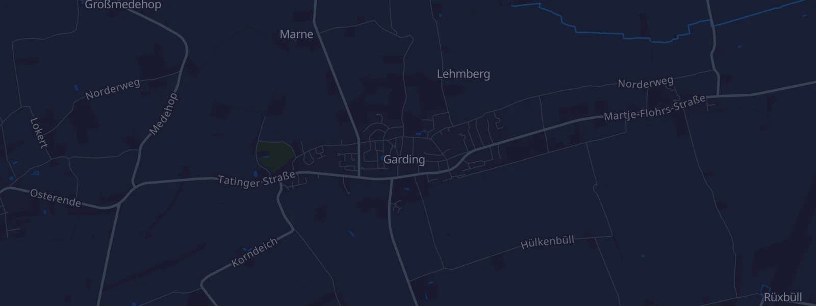 Karte von Garding
