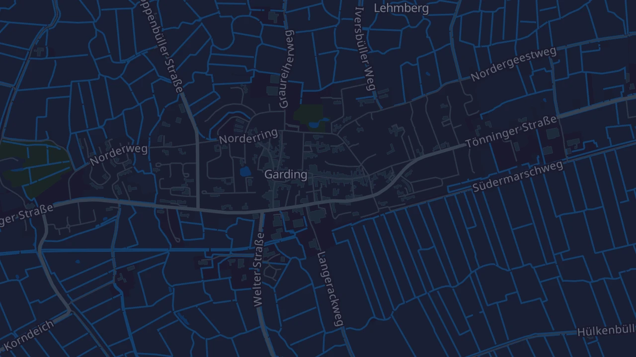 Karte von Garding