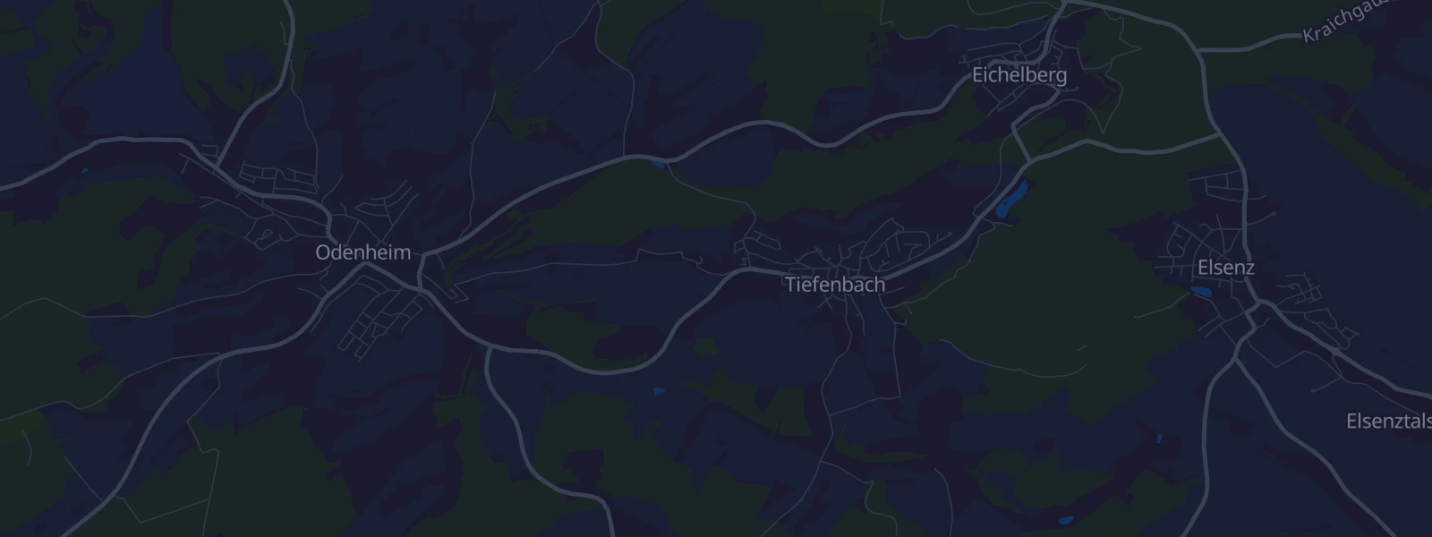Karte von Östringen-Tiefenbach