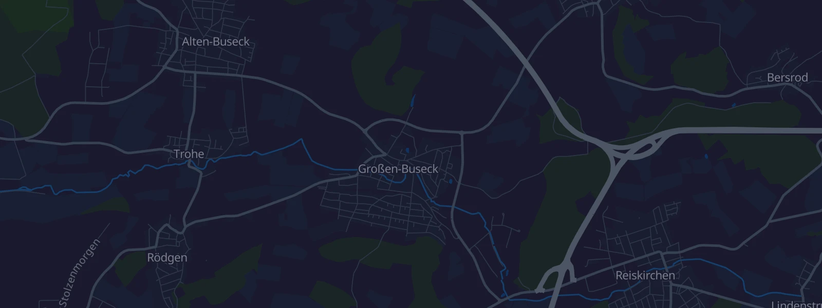 Karte von Buseck