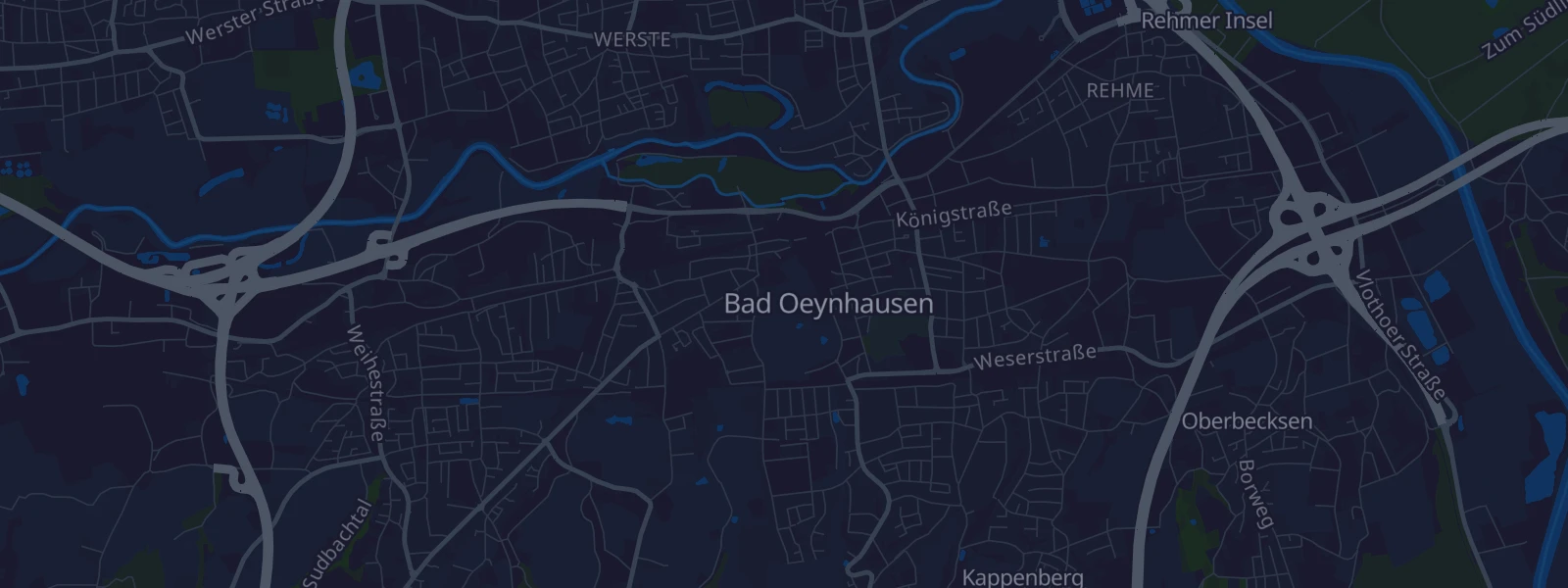 Karte von Bad Oeynhausen