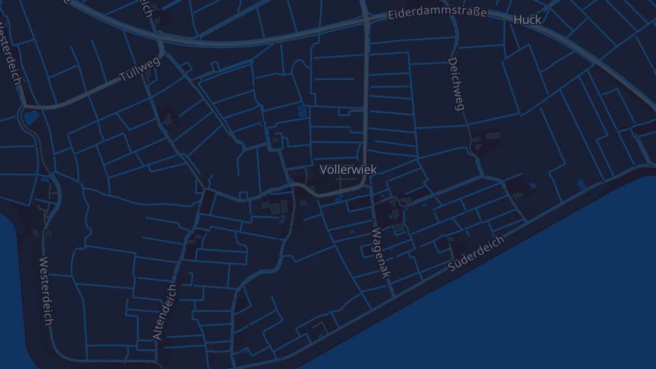 Karte von Vollerwiek
