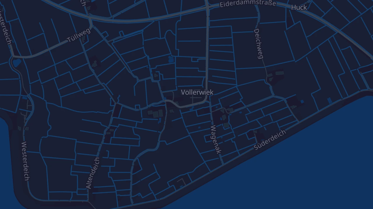 Karte von Vollerwiek