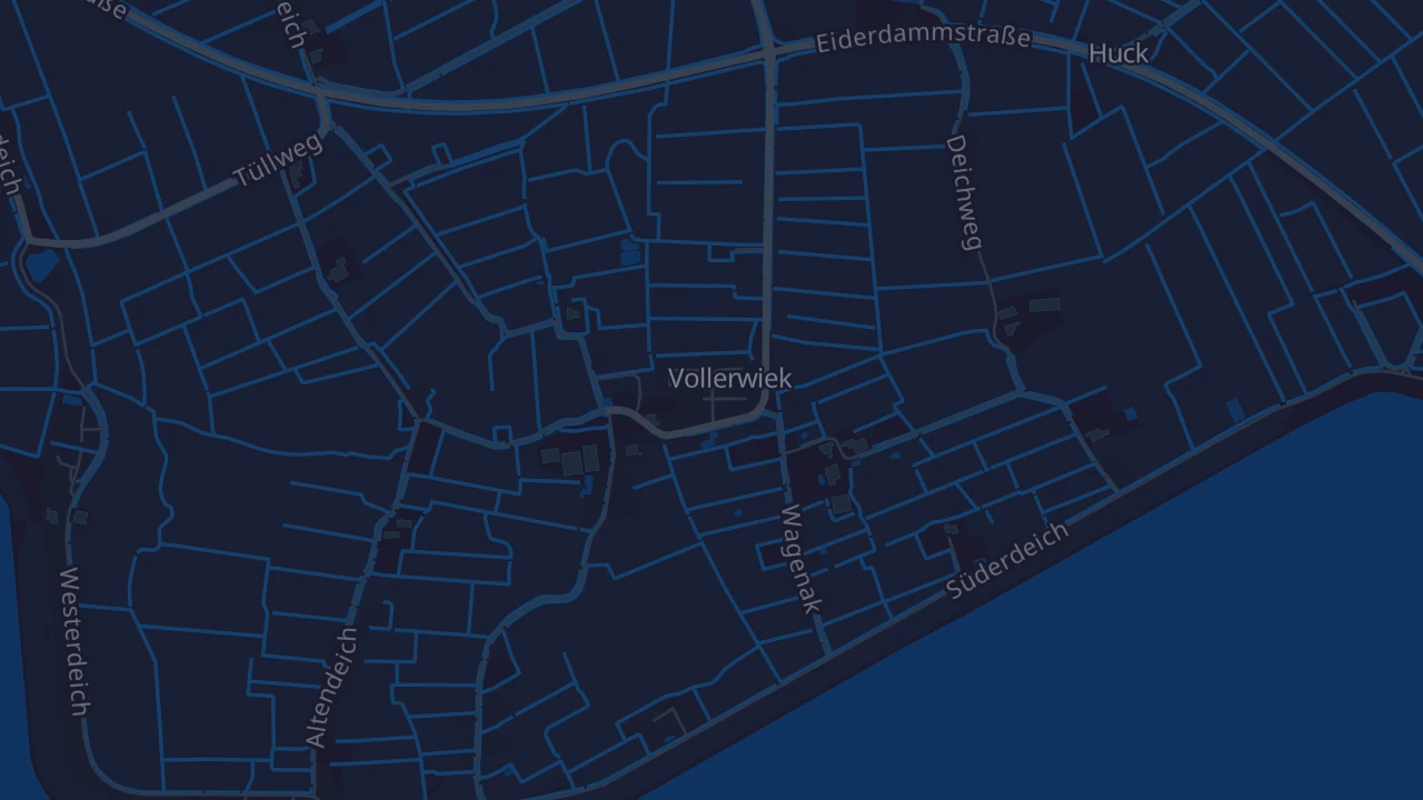 Karte von Vollerwiek