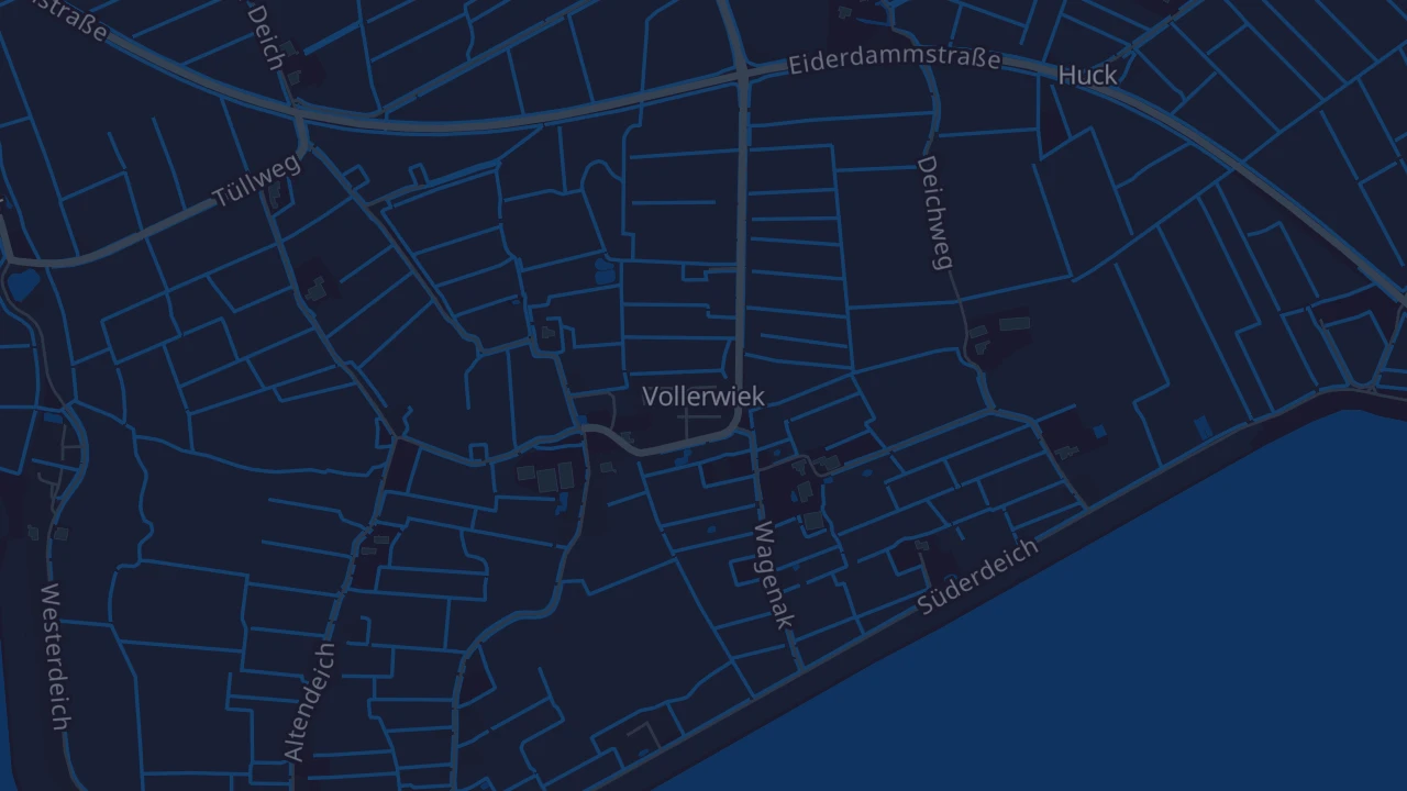 Karte von Vollerwiek