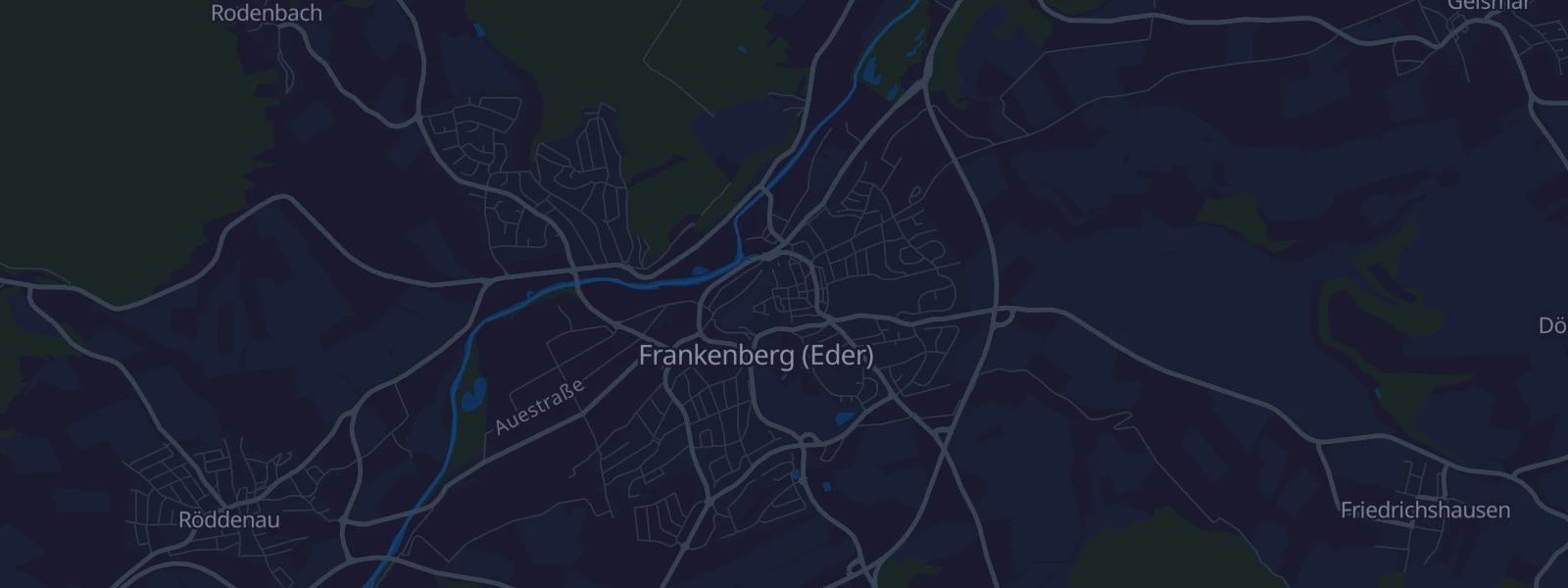 Karte von Frankenberg (Eder)