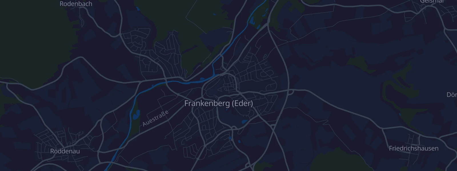 Karte von Frankenberg (Eder)