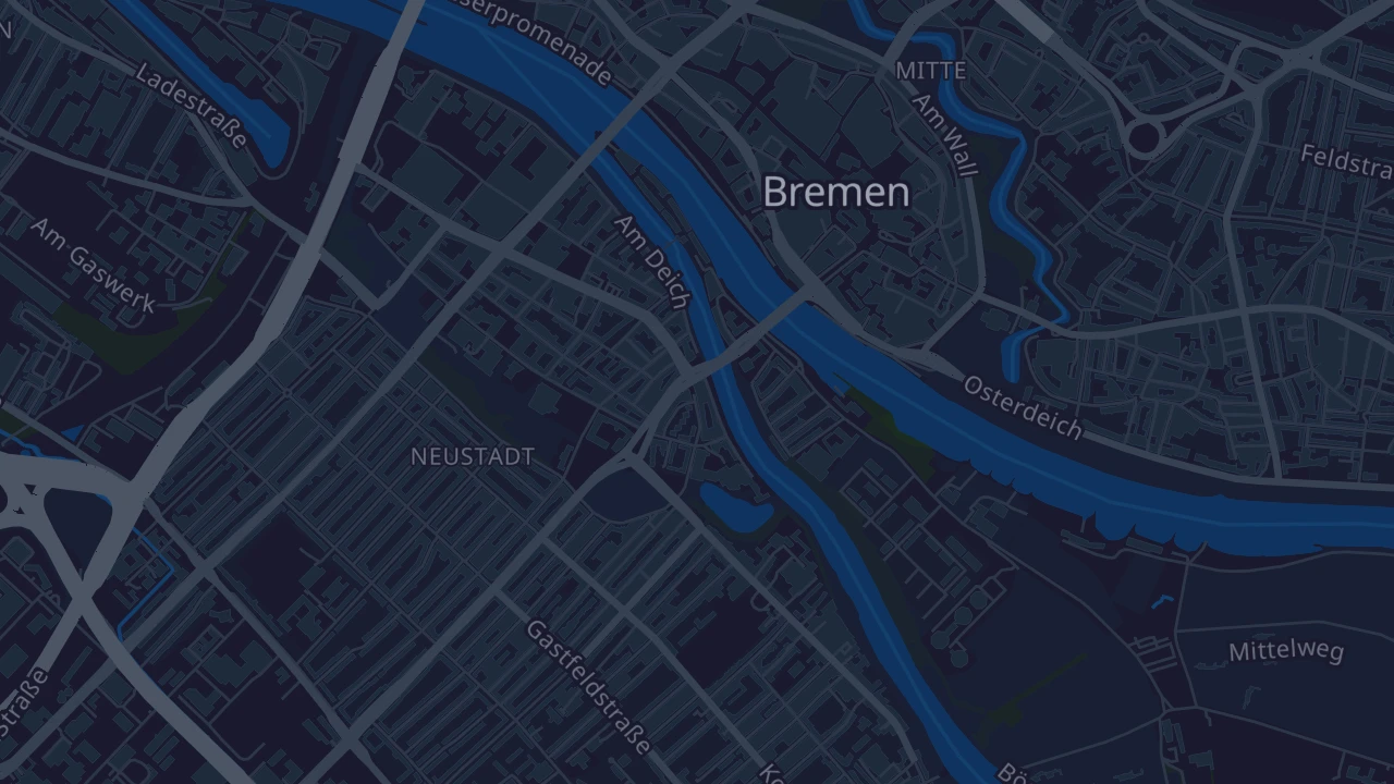 Karte von Bremen