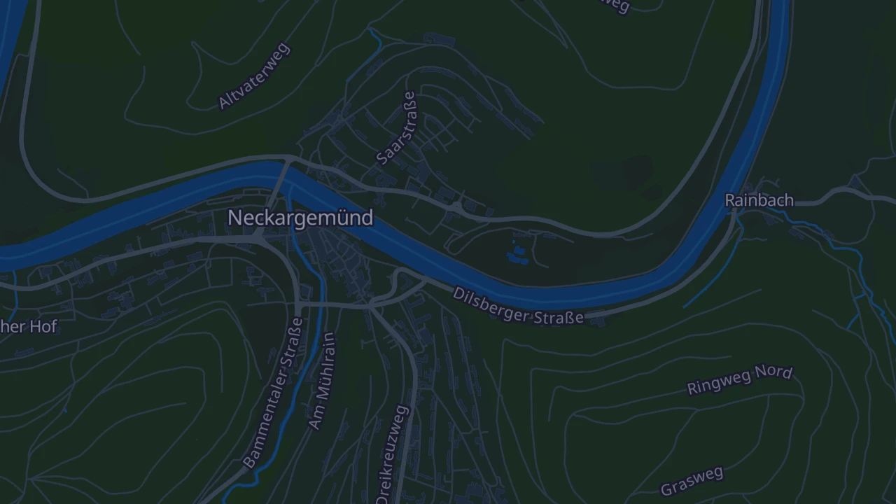 Karte von Neckargemünd