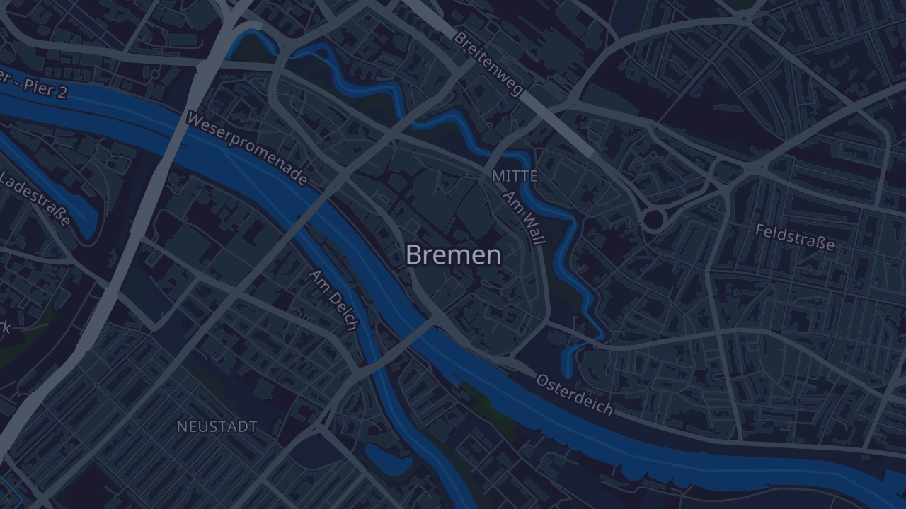 Karte von Bremen