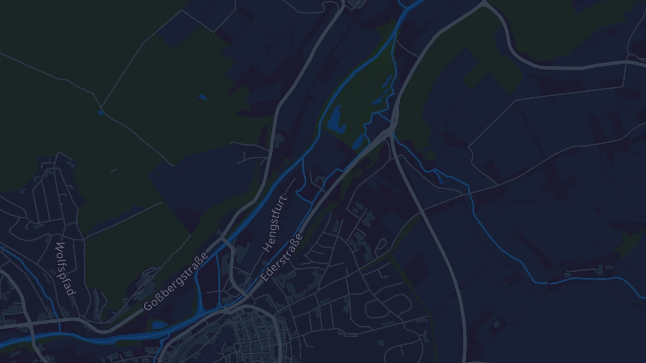 Karte von Frankenberg (Eder)