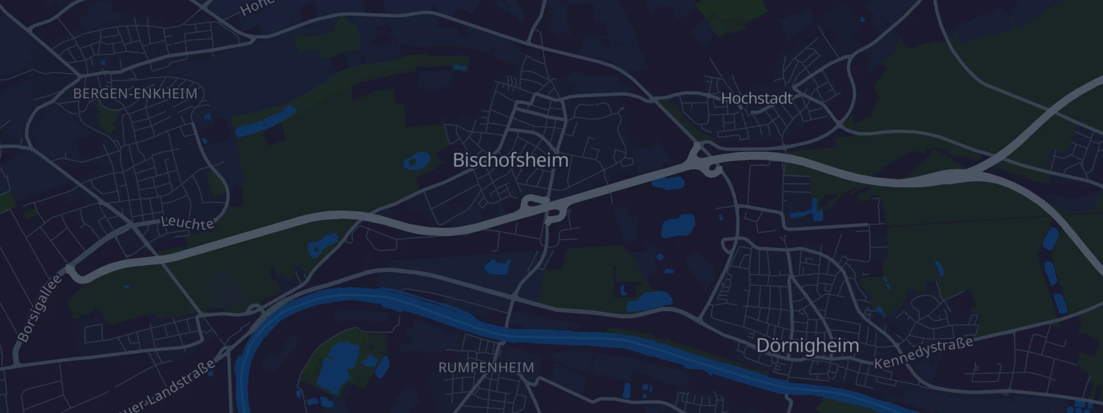Karte von Bischofsheim