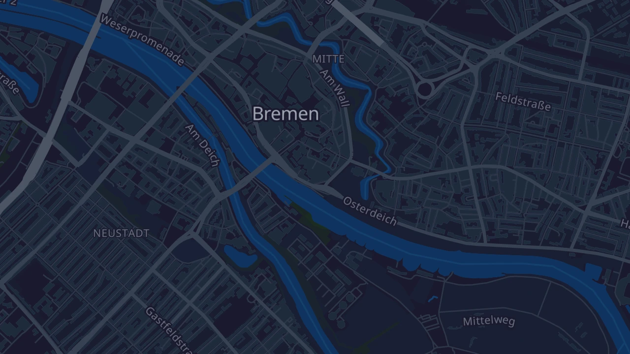 Karte von Bremen