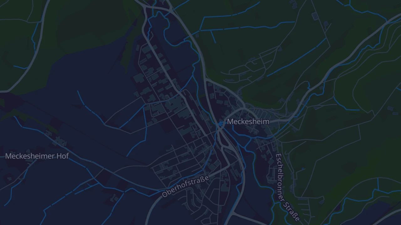 Karte von Meckesheim