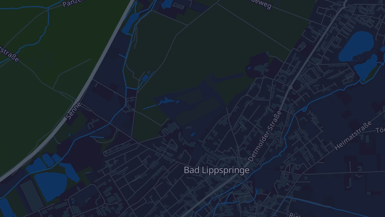 Karte von Bad Lippspringe