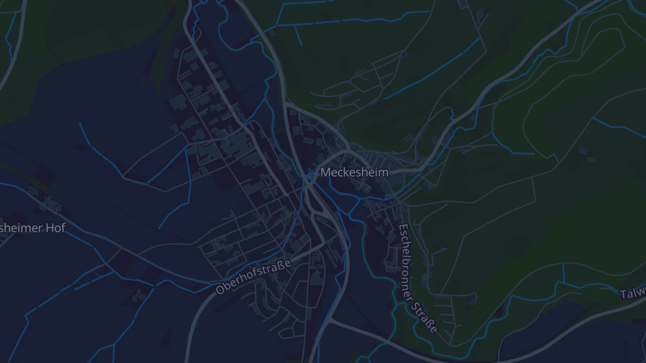 Karte von Meckesheim