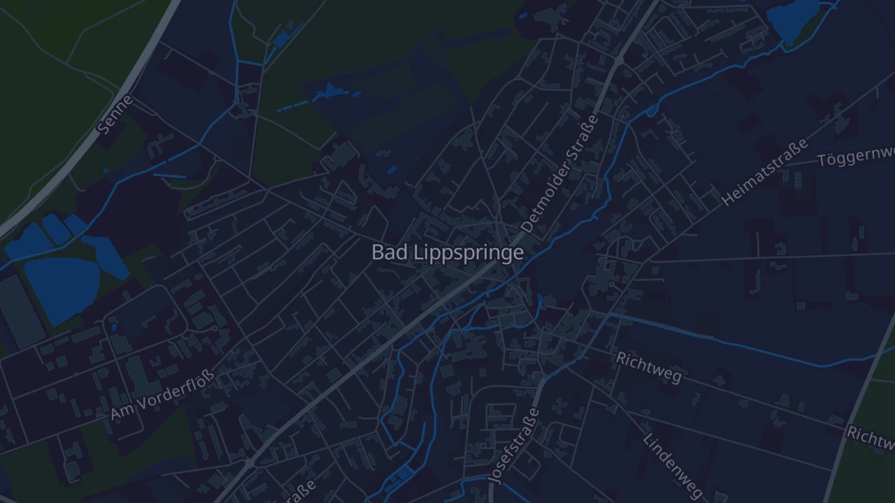 Karte von Bad Lippspringe
