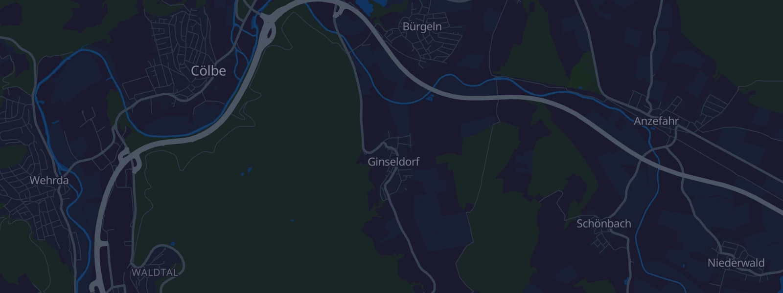 Karte von Marburg-Ginseldorf
