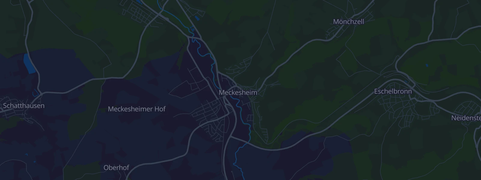 Karte von Meckesheim