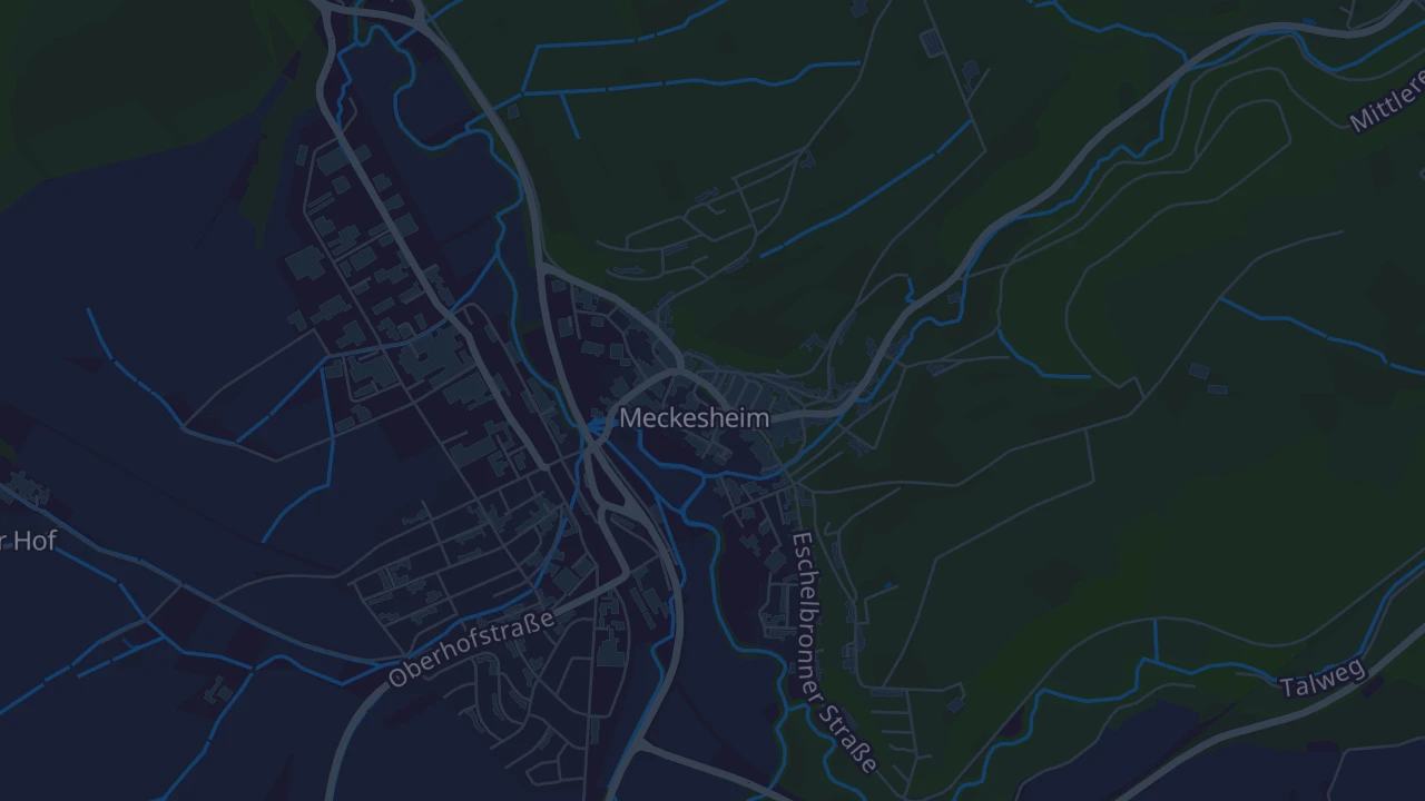 Karte von Meckesheim