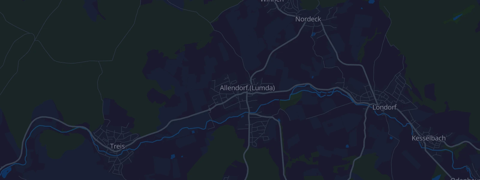 Karte von Allendorf (Lumda)