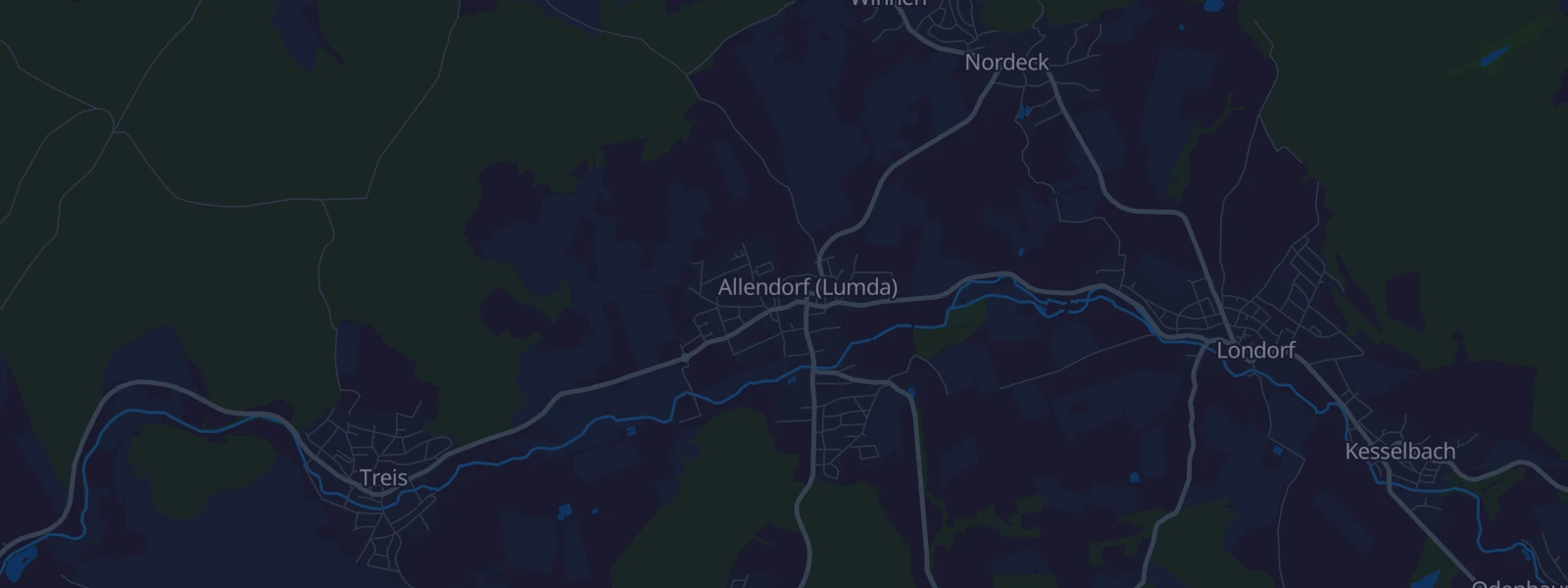 Karte von Allendorf (Lumda)