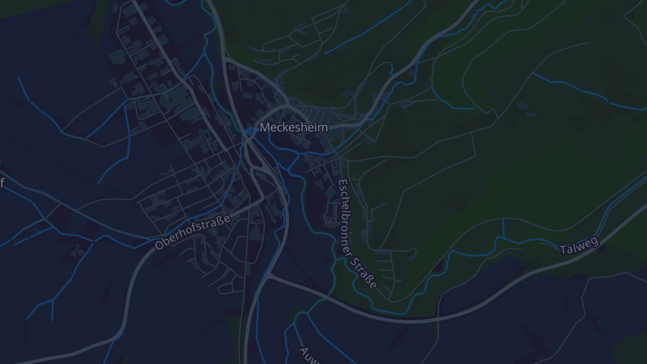 Karte von Meckesheim