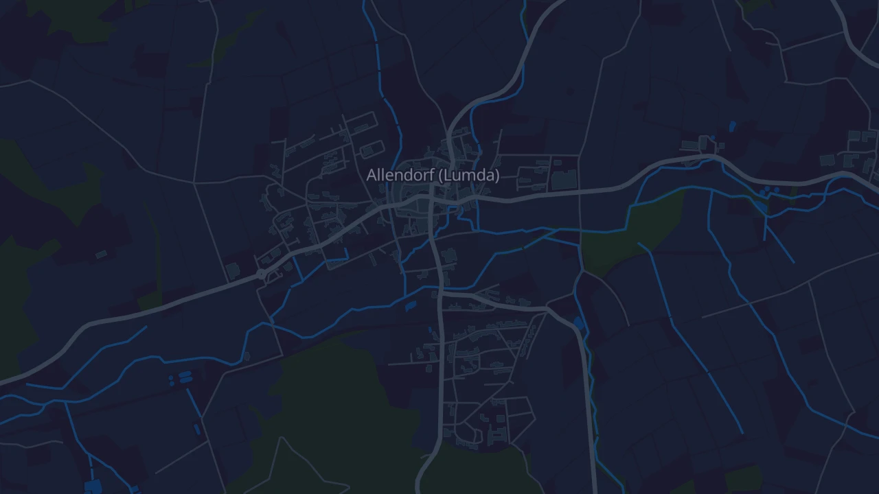 Karte von Allendorf (Lumda)