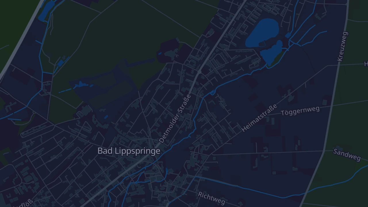 Karte von Bad Lippspringe