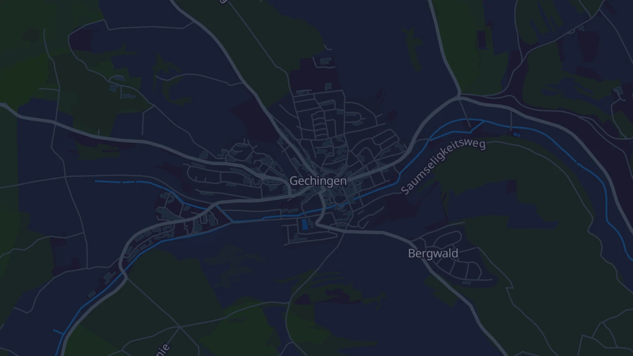 Karte von Gechingen