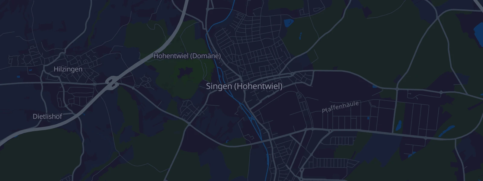 Karte von Singen (Hohentwiel)