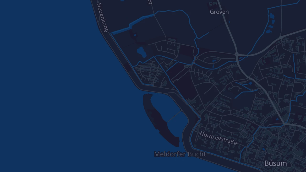 Karte von Büsum