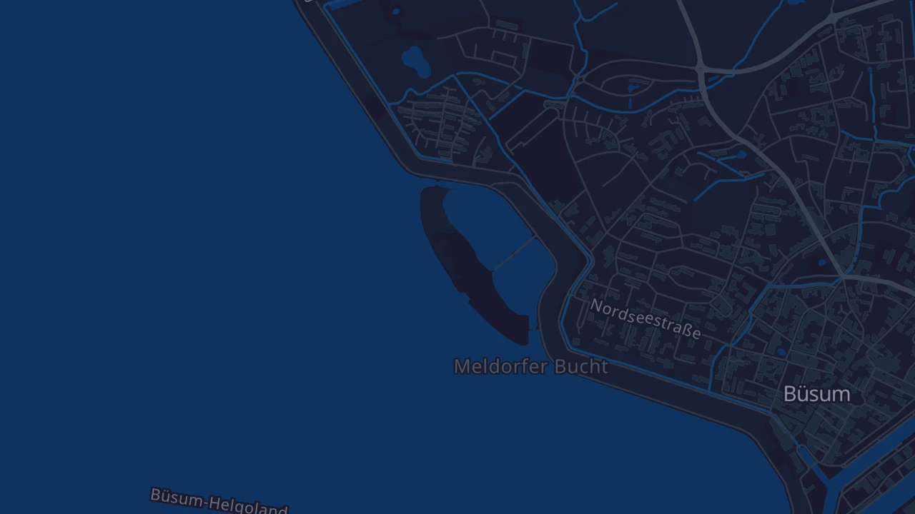 Karte von Büsum