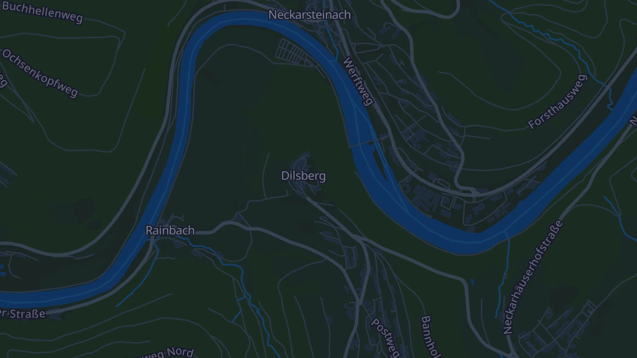 Karte von Neckargemünd