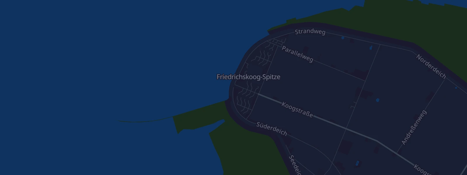 Karte von Friedrichskoog