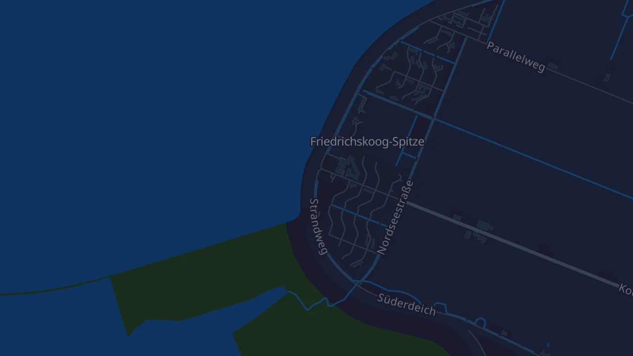 Karte von Friedrichskoog