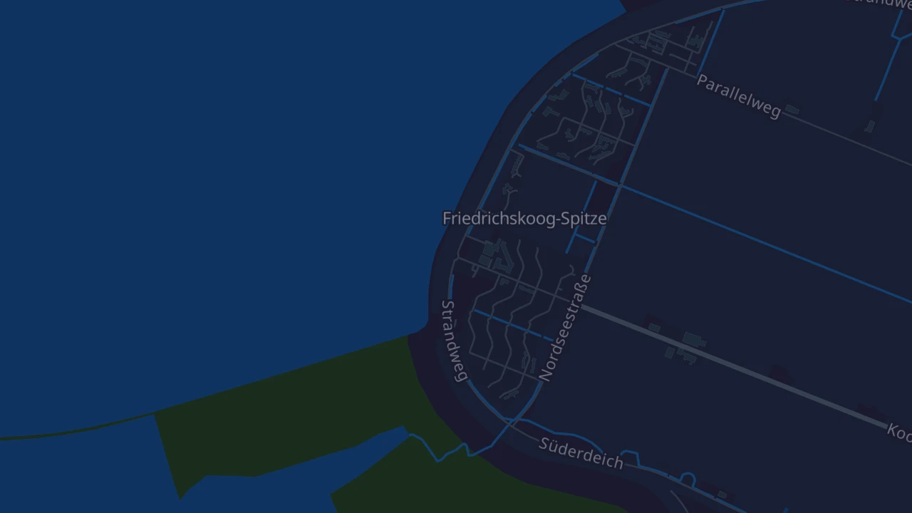 Karte von Friedrichskoog