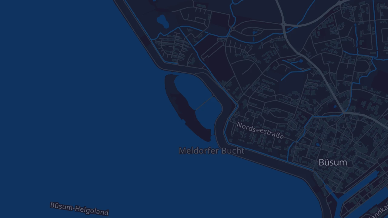 Karte von Büsum