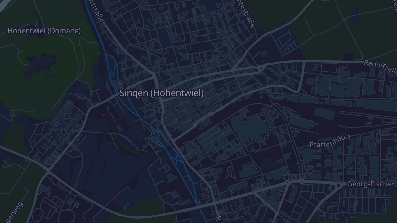 Karte von Singen (Hohentwiel)