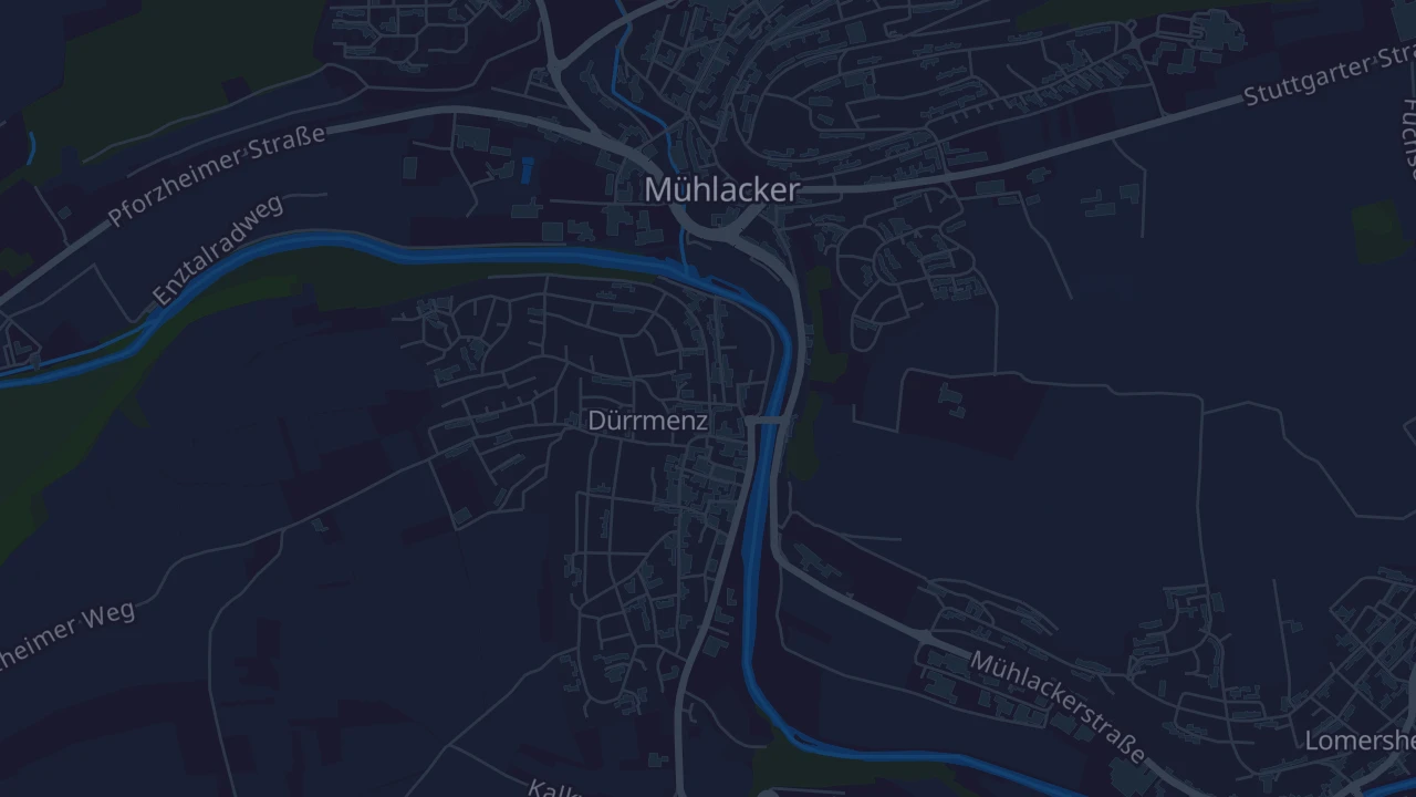 Karte von Mühlacker
