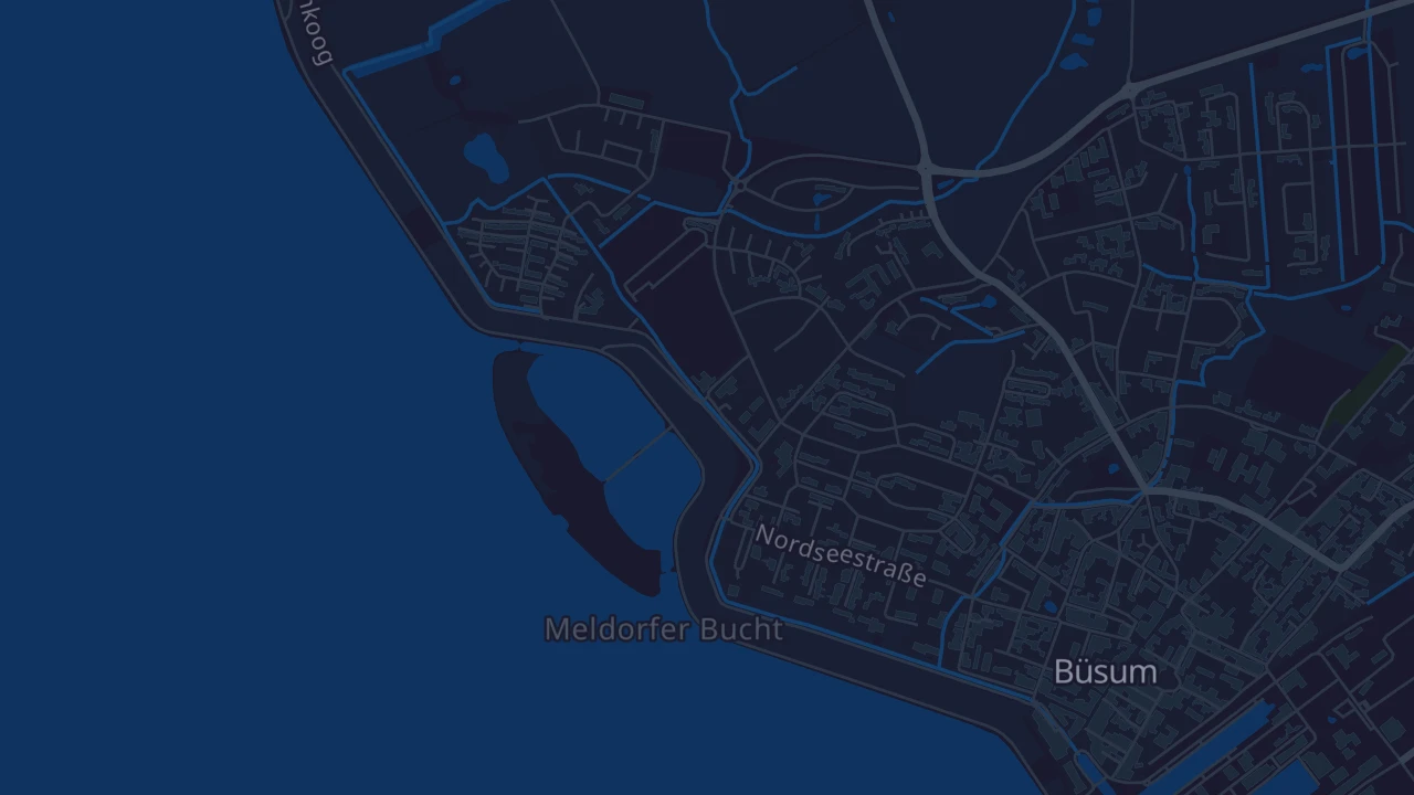 Karte von Büsum