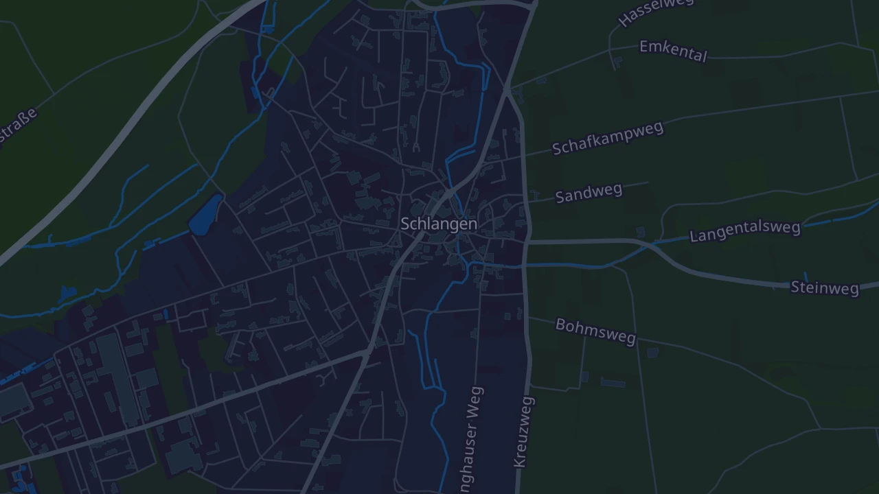 Karte von Schlangen