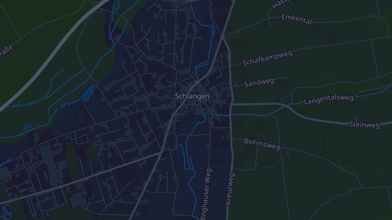 Karte von Schlangen